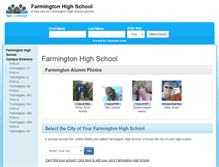 Tablet Screenshot of farmingtonhighschool.net